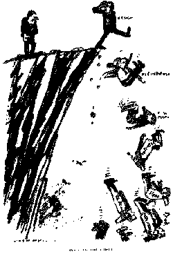 Жертвенный утес. 25 января 1974 года Рисунок Хэрблока