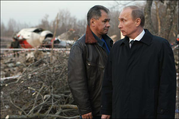 Владимр Путин и Сергей Шойгу. Фото Алексея Никольского