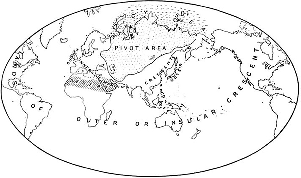 Территория Российской империи – «сердцевинная земля»( pivot area)