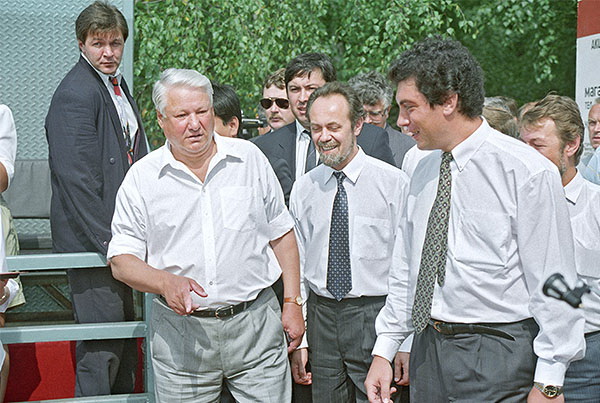 Немцов и Ельцин