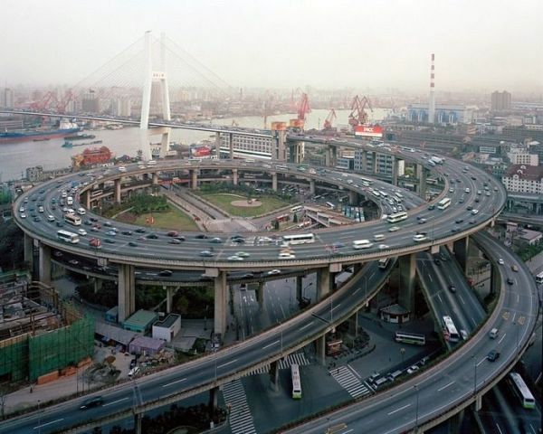 Дорожная развязка в Шанхае