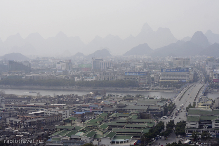 Guilin, panoramic view from Seven Star Park